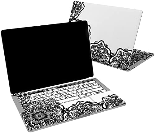Винил кожа Lex Altern е Съвместима с MacBook Air 13 инча Mac Pro 16 Retina 15 12 2019 2020 2018 Източен Завързана Модел Бохо Къна Нежна Луксозна Тъчпад Капак на Лаптопа Стикер на Клавиатурата ?
