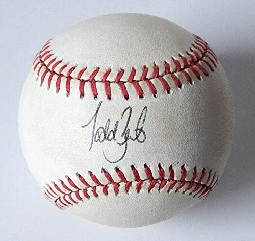 Тод Зеле е Подписал Официален Автограф Rawlings ONL Baseball Auto Autograph - Бейзболни топки с автографи