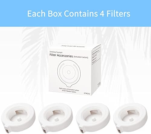 Филтър-опаковка за вода RIZZARI, 4 комплекта Сменяеми филтри система за Тройно филтриране за Автоматично опаковка