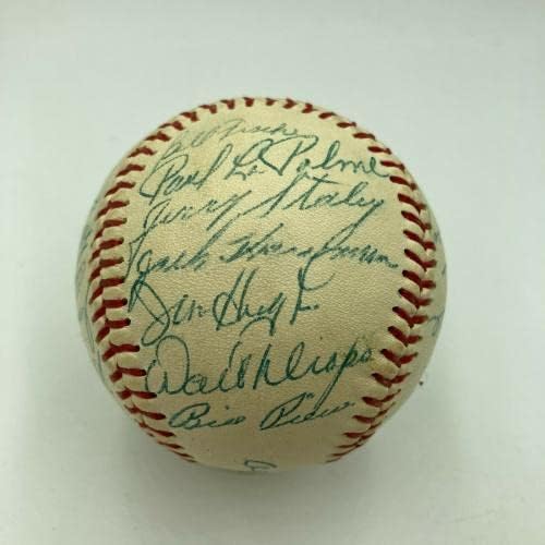 1955 Отборът на Чикаго Уайт Сокс Подписа Играта на топка С Автограф от Нели Фокс - Бейзболни топки С автографи
