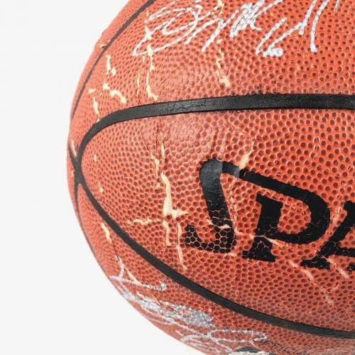 2012-2013 Баскетболен отбор Ню Йорк Никс Подписа PSA/DNA С Автограф Кармело - Баскетболни топки С автографи