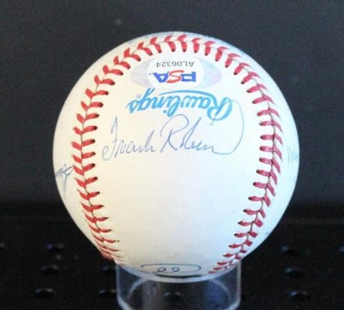 Аарон, Старджелл, Робинсън, Киллебрю Подписаха Baseball Auto PSA/ДНК AL06324 - Бейзболни топки с автографи