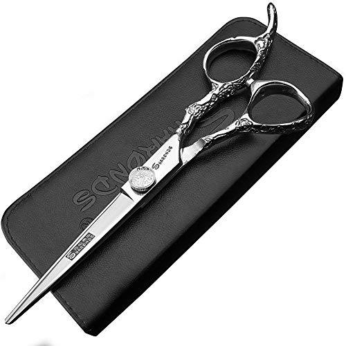 SHARONDS 6 инча персонализирани ножици за коса с принтом рози набор от фризьор-стилист на специални инструменти