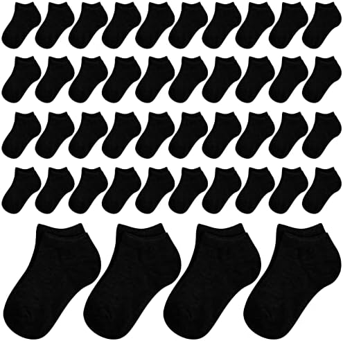 Handepo 50 Чифта Чорапи за Деца, Детски Чорапи, Чорапи за Малки Момчета, Дълги Чорапи за Деца, Чорапи с Дълбоко