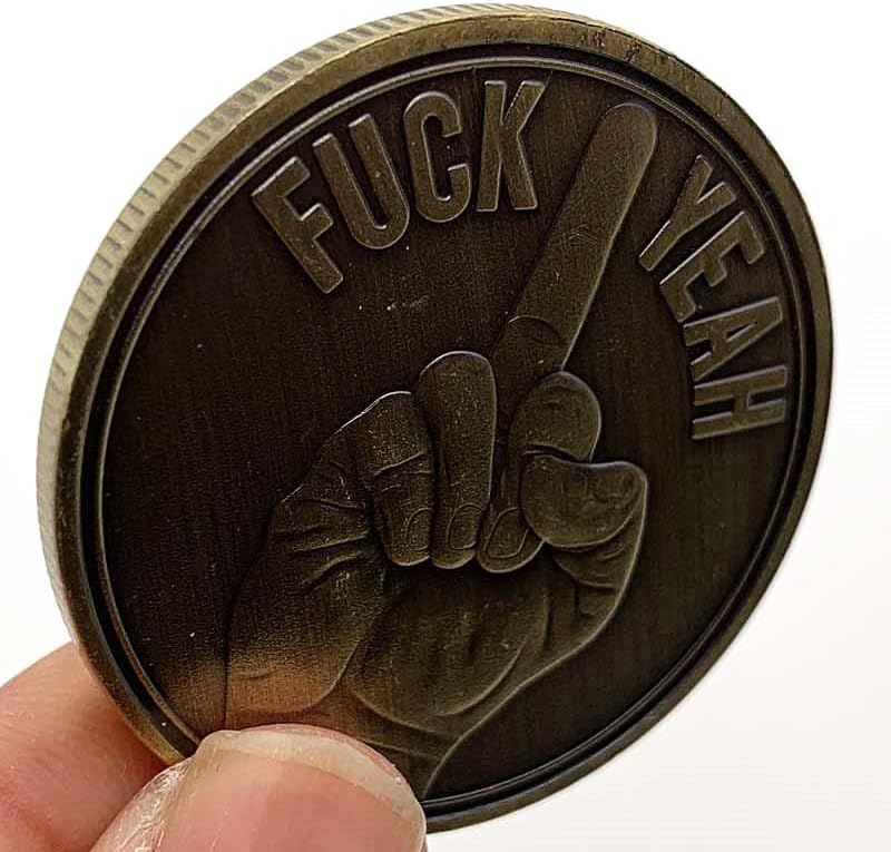 Американски Пръст Зелен Бронз С Релефни Възпоменателни Монети Се Събират Монети Забавни Монети, Монети, Любов Възпоменателни Медали