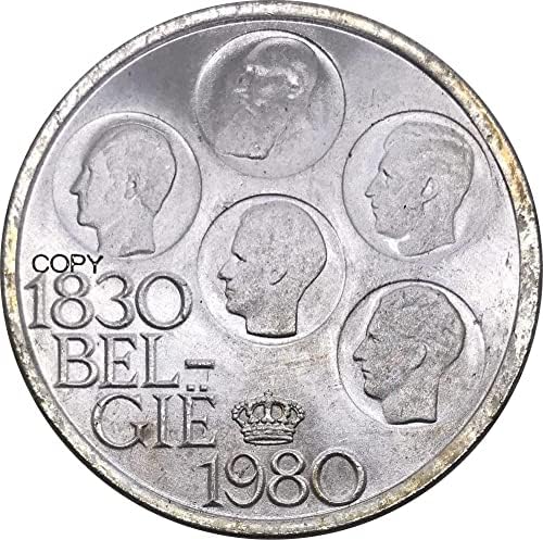 1830 г. Белгия 1930 500 Франка Холандски текст Бодуэна I Холандска Монета на Независимостта на Метал Мельхиор