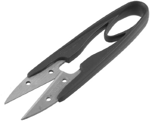 Aexit Инструменти За Бродерия на кръстат бод Риболовни Тъмно Сива Пластмасова Дръжка Ножици За Бродерия Ножици