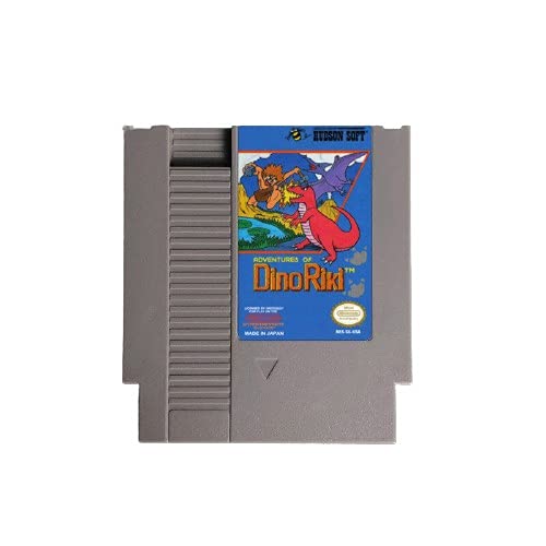 Приключенията на Дино Рика 72 Контакт от 8-битова игра касета (сив)