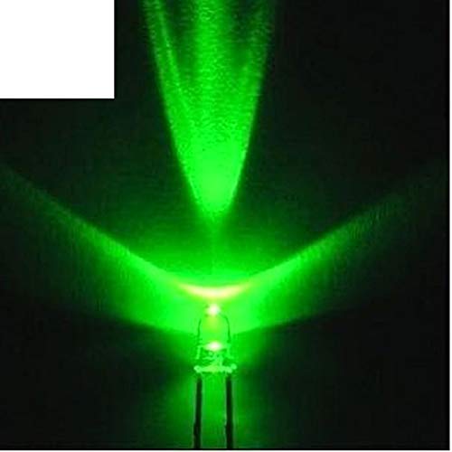 GalaxyElec 500шт 3 мм Зелен led Светоизлучающий диод / F3 LED Зелен цвят Chartreuse