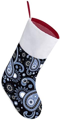 Спокойствието, Пейсли, Коледни Чорапи, Коледни Чорапи Торбичка Къща Семеен Коледен Декор
