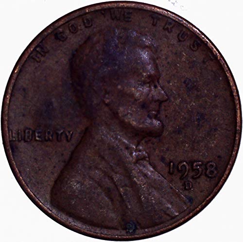 Панаир 1958 г., D Lincoln Wheat Cent 1C