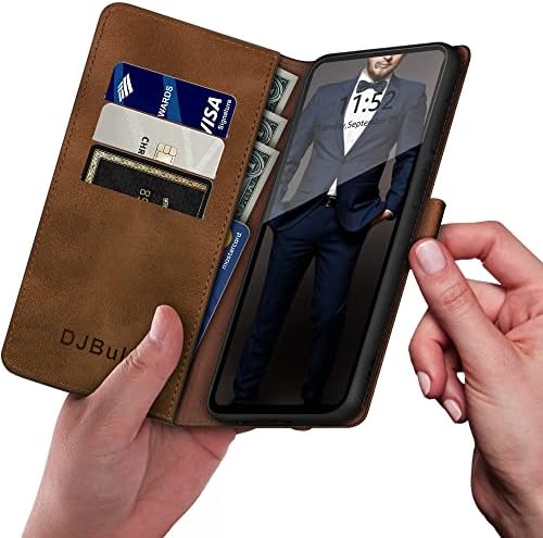 DJBull Чанта-портфейл за Samsung Galaxy S20 FE с Притежателя на кредитна карта 【RFID Blocking】, калъф за телефон