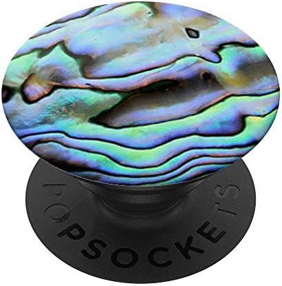 Дизайн на мивка на морския охлюв Светло Синьо Модел Beach Zx PopSockets PopGrip: Замяна дръжка за телефони и