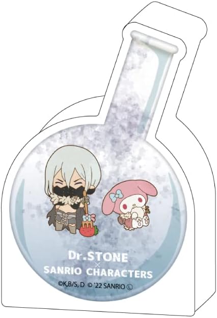 Дизайн флакони Dr.STONE x Sanrio Characters 08 H [Мини-герой], са подбрани бутилка