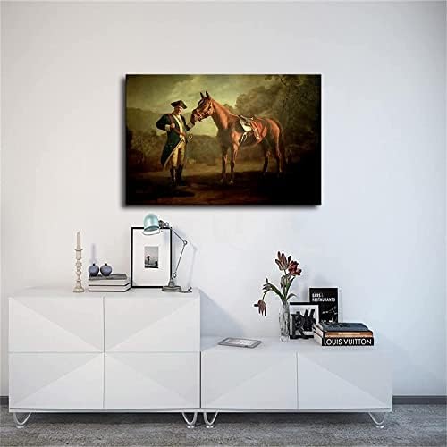 Наполеон Тони Сопрано и Pai-За-Моят Кон Снимка на Плакат на Състезанието Сопрано Печат върху Платно, с монтиран