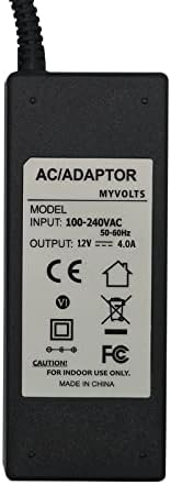 Захранващ Адаптер MyVolts 12V Съвместими с DVD плейър Sony MV-65ST/Уплътнител за НЕГО - штепсельная вилица САЩ