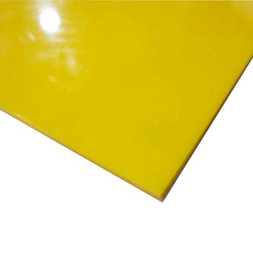 Жълт HDPE (полиетилен висока плътност) Чаршаф 1/16 x 21 x 48 (5 опаковки)