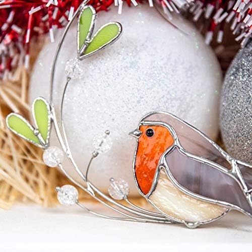 Yajun Акрилни Цветни Птици на Тел Стъклени Прозорци Гоблени Бижута Висулка Декор Занаяти ще Добави Красота в Живота си