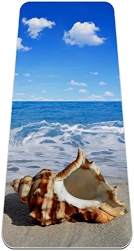 Плажен Годишният килимче за йога под формата на морска звезда, Дебели Нескользящие Постелки за Йога за жени