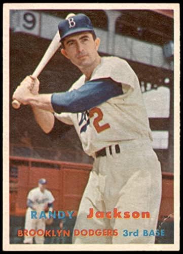 1957 Topps 190 Ранди Джаксън Бруклин Доджърс (Бейзбол карта) в Ню Йорк+ Доджърс