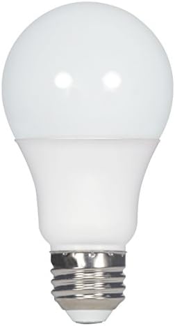 Лампа с нажежаема жичка Satco S29811 среден размер, 4,38 инча, Матово-Бяла