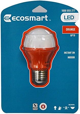Led лампа Ecosmart оранжев цвят A19 Мощност от 25 W