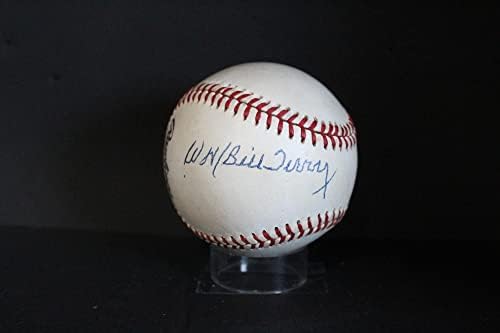 Бил Тери Подписа Бейзболен Автограф Auto PSA/DNA AM48712 - Бейзболни топки с Автографи