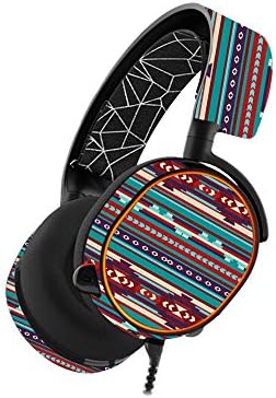 Калъф MightySkins, който е съвместим с игри слушалки SteelSeries Arctis 5 - Southwest Stripes | Защитен, здрав
