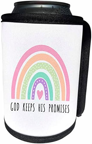 3дРоуз Бог изпълнява обещанията Си - Rainbow Christian Religious. - Опаковки за бутилки-охладители (cc-364625-1)
