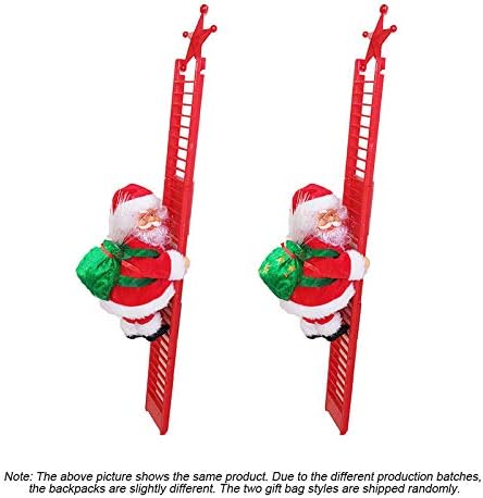 OITTO Коледна стълба За изкачване, Коледна Украса, Електрически Стълба За Изкачване на Дядо Коледа, Украса За Дома, Украси за Коледната Елха, Подарък (Случаен подарък ?