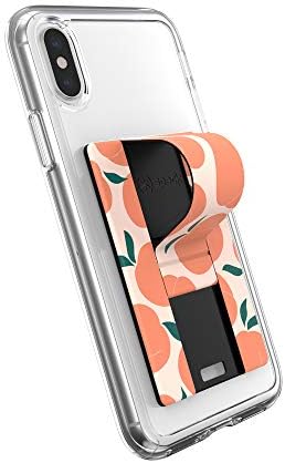 Speck Products Държач и поставка за мобилен телефон GrabTab, е подходящо за повечето мобилни телефони, Калъфи, персиково-оранжев