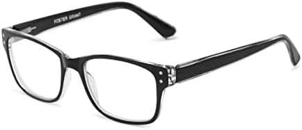 Foster Grant Мъжки Бифокални Очила на Nikolai Pop of Power в стил Blue Light с квадратни стъкла за четене