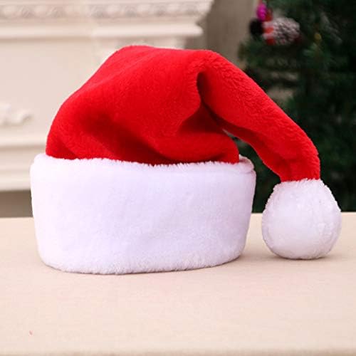 Мек плюшен празнична коледна ултра-шапка, модерно плътно рокля, скъпа шапка на Дядо Коледа, бейзболни шапки,