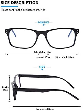 WMAO, 5 опаковки Очила за четене, нападение от синя светлина, Дамски, Мъжки слънчеви Очила с пружинным тръба