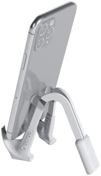 Octoo Litestand Mini, Поставки за мобилен телефон, Зарядно устройство за телефон: Стойка, Държач, Шкаф за Офис бюрото - Сребърен