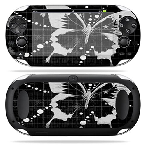 MightySkins Защитно Vinyl Стикер на кожата Калъф за PS Vita PSVITA Playstation Vita е Портативна амбалажна стикер скинове Черна Пеперуда