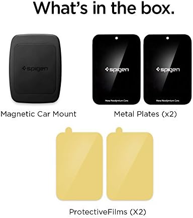 Държач за мобилен телефон Spigen Hexa Magnetic Air Vent Hands Free Clip за кола, Съвместим с всички мобилни