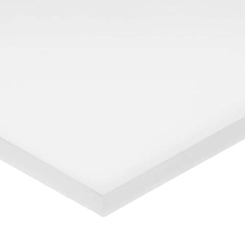 САЩ за запечатване на ЕДРО-PS-UHMW-56 Бял лист от полиетилен UHMW, височина 1/2 инча, Ширина 12 см, дължина