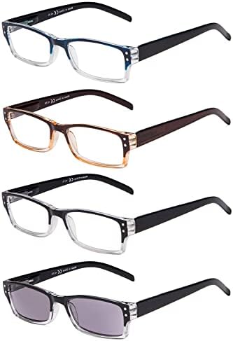 Eyekepper Спестете 10% на 5 опаковки класически очила за четене за мъже и 4 опаковки двухцветных ридеров +2,00