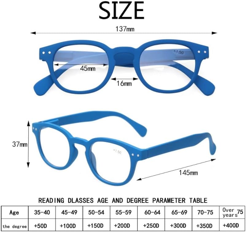 Нови Очила за четене с пружинным тръба на шарнирна връзка, Модни мъжки и дамски Очила за четене (за Цвят: D,