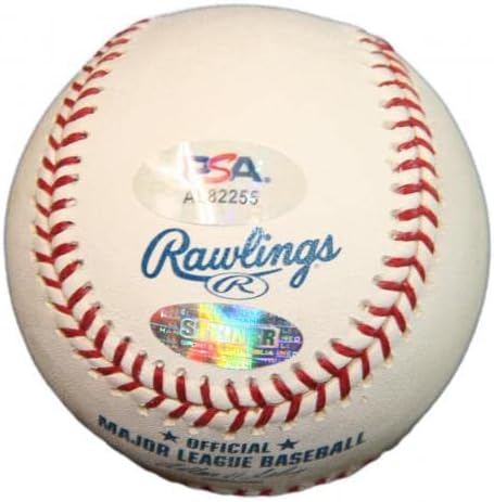 Брус Сутер Подписа Бейзболен топката OML с Автограф HOF Cubs Braves PSA/DNA AL82255 - Бейзболни топки с автографи
