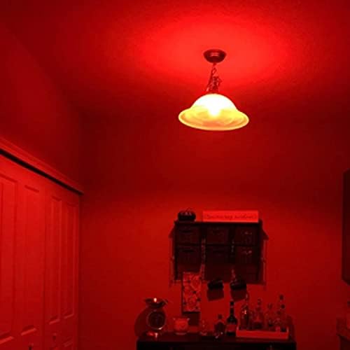 Lxcom Lighting Led Червена Крушка на Едисон 4 W C35 Лампа с нажежаема жичка E12 Канделябр База Декоративна Червена