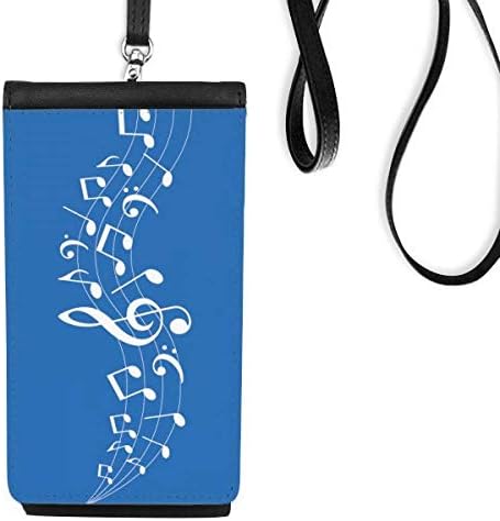 Енергичен 5-le Staff Синьо Телефон Портфейла в Чантата си Смартфон Висящ От Изкуствена Кожа Черен