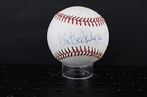 Бейзболен автограф с автограф на Бърт Саберхагена Auto PSA/DNA AL88485 - Бейзболни топки с Автографи