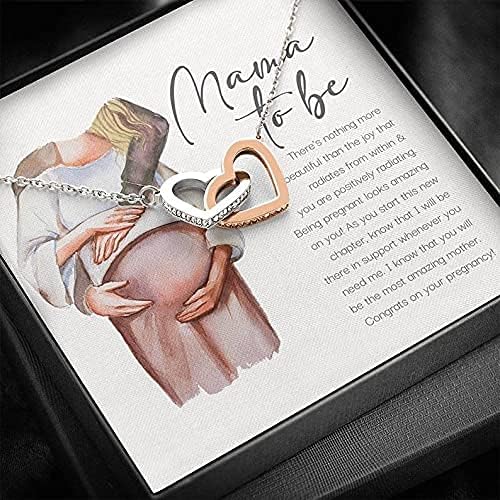 Колие ръчна изработка - Подарък на бъдещата майка За Бъдещи майки, Колие бъдещата мама, майка, Бременна Жена,