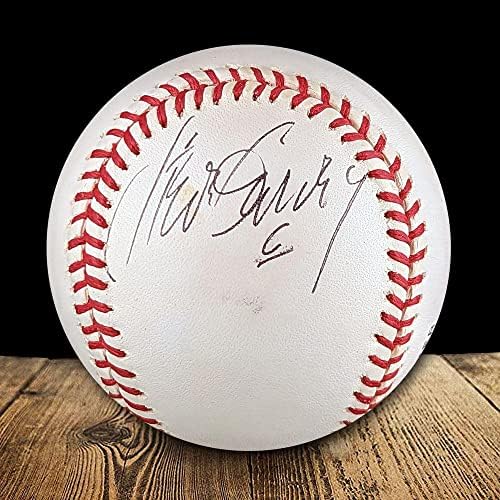 Стив Гарви с Автограф от Официалния представител на МЕЙДЖЪР лийг Бейзбол - Бейзболни топки с Автографи