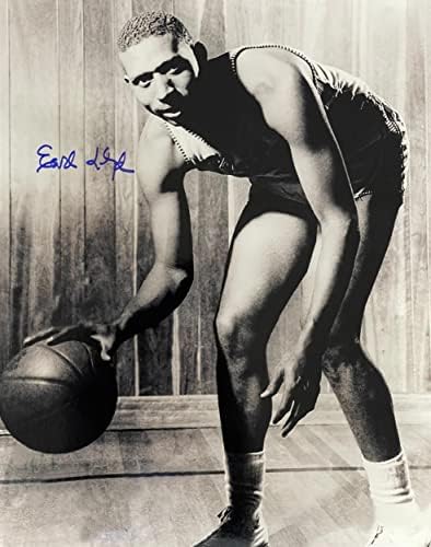 Баскетболно снимка Эрла Лойд 8х10 с автограф на - Снимки на НБА с автограф