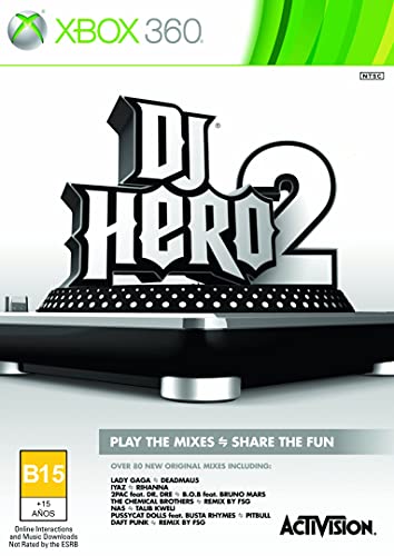 Софтуер Dj Hero 2 за Xbox 360 (самостоятелен софтуер)