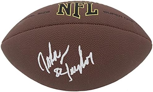Джон Тейлър подписа Wilson Super Grip пълен размер на топка за Футбол NFL - Футболни топки С Автографи