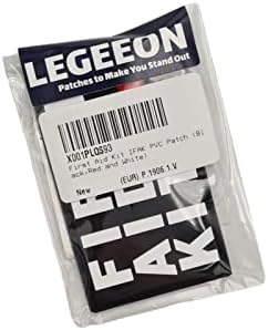 LEGEEON Аптечка за първа помощ IFAK PVC лепенка (черен, червен и бял)